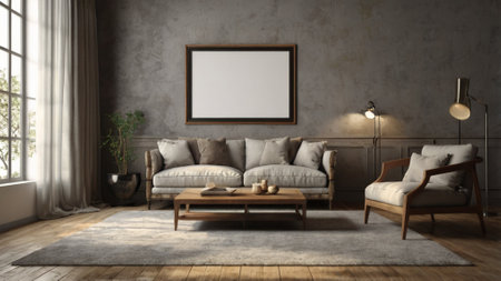 Rustic Meets Modern: Living Room Makeovers That Blend Styles Beautifully
